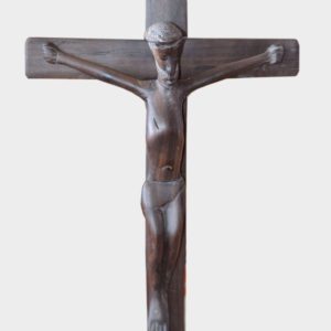 Hand Carved Wooden Jesus Crucifix – Christian Cross Wall Decor