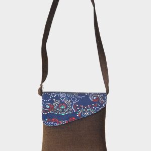 Handmade Ethnic Fabric Crossbody Bag – Boho Shoulder Bag