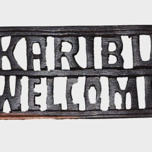 Hand-Painted Wooden Coffee Pot – Traditional African Decorative Teapot