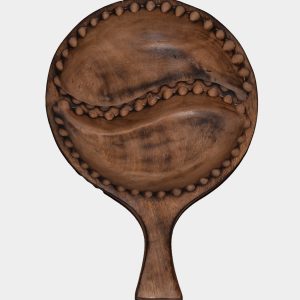 Handcrafted Wooden Wall Mask – Tribal Lips Decorative Wall Art