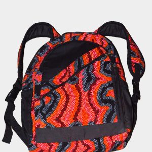 African Print Backpack – Colorful Ethnic Pattern School Travel Bag