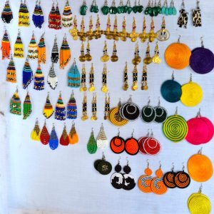 Handmade African Beaded Earrings Collection – Colorful Tribal Jewelry